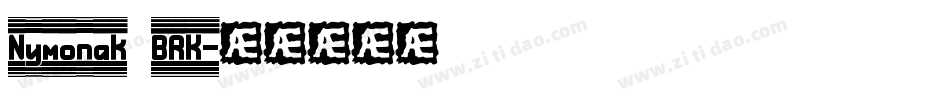 Nymonak BRK字体转换